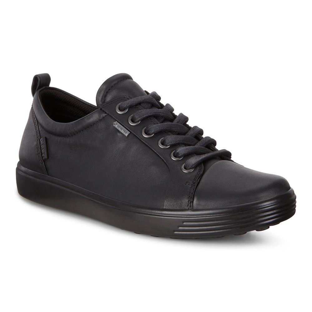 Tenis Mujer - ECCO Soft 7 Gtx Tie - Negros - BLH948320